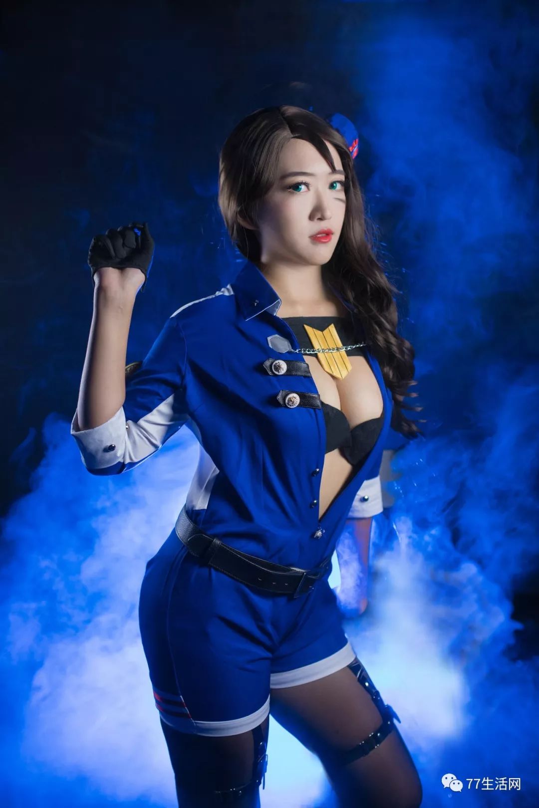 碧蓝航线崩姊黑丝性感美女Cosplay图片 如果这个世界真的有炼狱存在 你来接下文-1.jpg